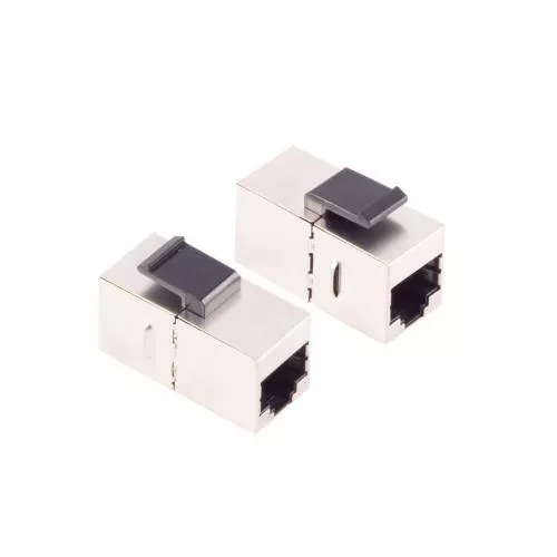 Keystone RJ45 Kupplung Cat.6A, STP, Buchse/Buchse - CU