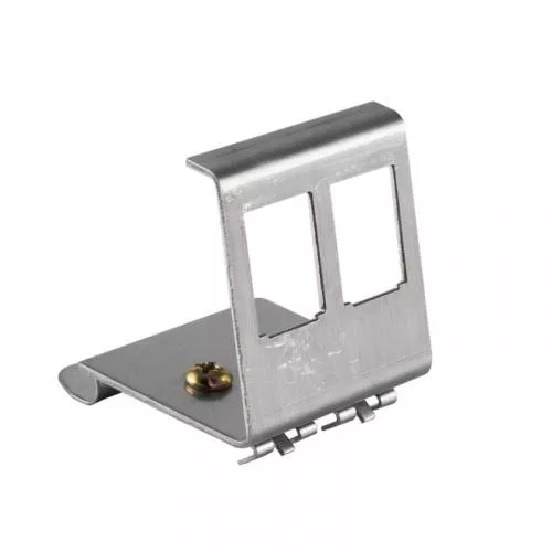 Keystone Hutschienenhalter 2-fach, STP, 70°, Metall