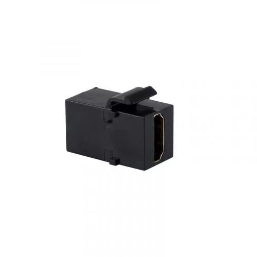 HDMI Keystone Kupplung HDMI-A auf HDMI-A, HDMI 2.1, 48 Gbit/s, schwarz