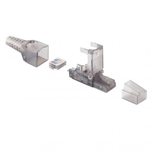 RJ45 Netzwerkstecker Cat.6A – werkzeuglos, UTP