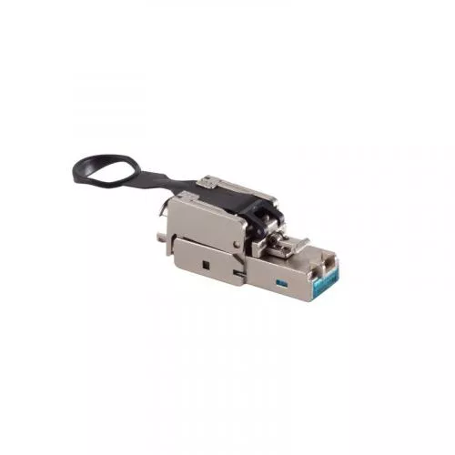 RJ45 Netzwerkstecker Cat.6A – werkzeuglos, EasyPull, STP