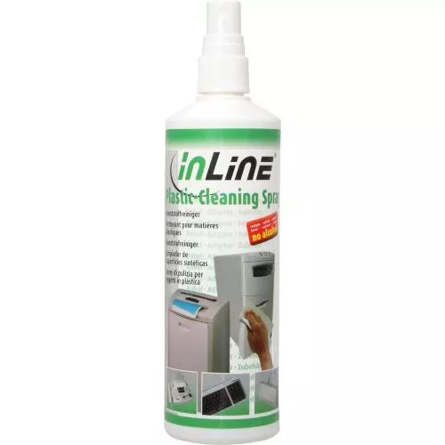 InLine® Kunststoffreiniger für Gehäuse Tastatur Maus Pumpspray 250ml