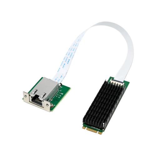 Preview: 10GBASE-T Netzwerk Schnittstellenkarte, M.2 B+M Key, 1x RJ45 (10 Gb/s)