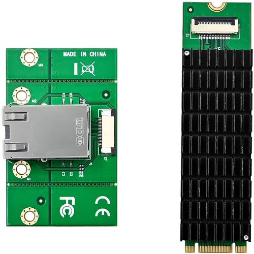 Preview: 10GBASE-T Netzwerk Schnittstellenkarte, M.2 B+M Key, 1x RJ45 (10 Gb/s)
