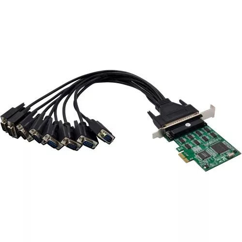 RS-232 Schnittstellenkarte, PCIe x1, 8-Port, D-Sub 9 Stecker