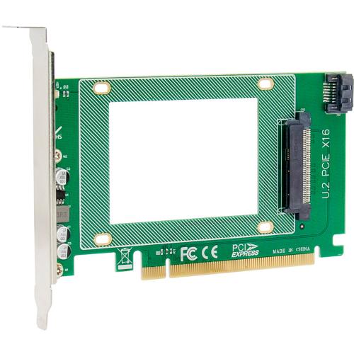 Preview: Schnittstellenkarte, PCIe x16 zu U.2 NVMe (SFF-8639), intern