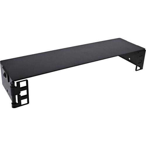 10" Mini Wandrack, 1HE, 7,6 cm Tiefe, schwarz