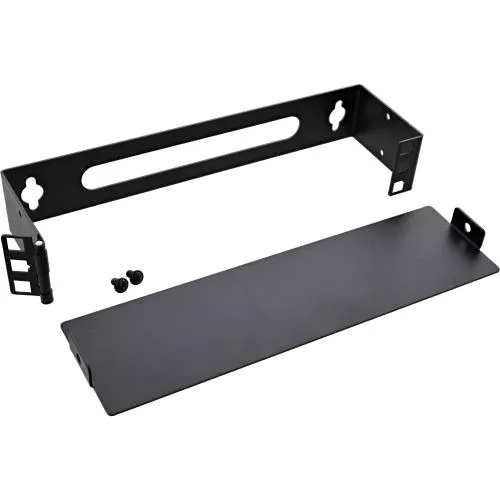 10" Mini Wandrack, 1HE, 7,6 cm Tiefe, schwarz