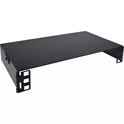 10" Mini Wandrack, 1HE, 15,2 cm Tiefe, schwarz