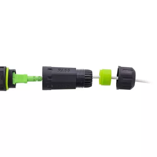 LWL Kupplung SC-SC Simplex – Singlemode OS1/OS2, IP68, kurz, M20