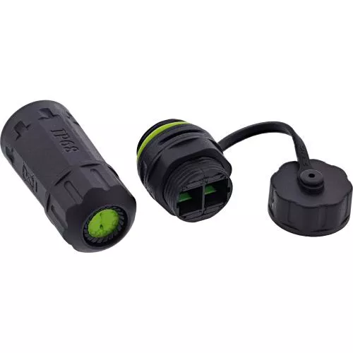 LWL Kupplung SC-SC Duplex – Singlemode OS1/OS2, IP68, kurz, M20