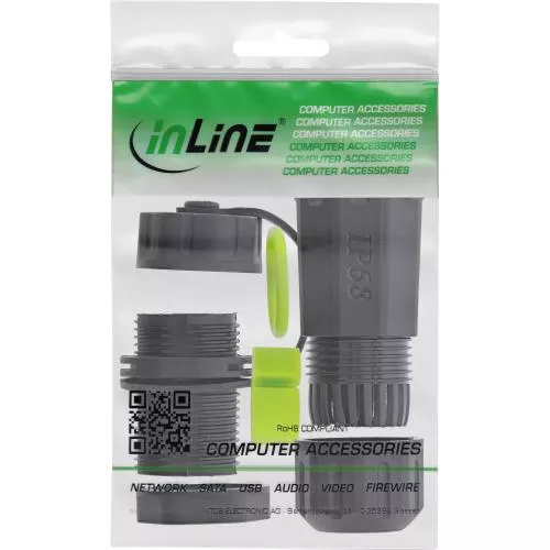 LWL Kupplung SC-SC Duplex – Singlemode OS1/OS2, IP68, kurz, M20