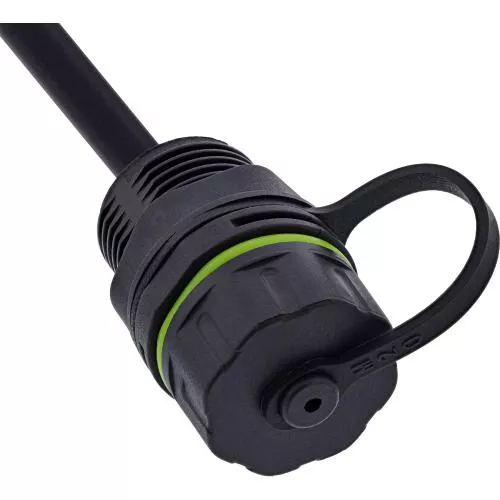 USB-A Verbinder IP68, 50 cm, Buchse zu Stecker, geschirmt, M20