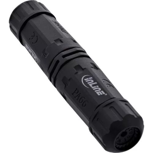 IP68 Kabelverbinder 3-polig, 32A / 500V, M20, schwarz