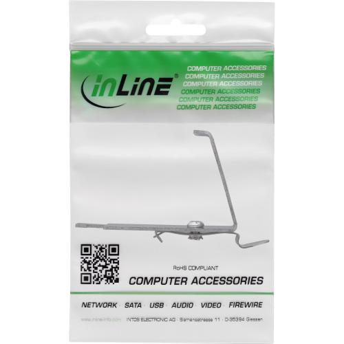 Preview: Keystone Hutschienenhalter 1-fach, Metall, mit Lasche zur Zugentlastung