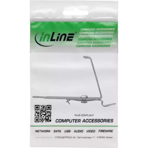 Keystone Hutschienenhalter 1-fach, Metall, mit Lasche zur Zugentlastung