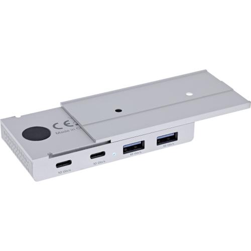 Preview: USB 3.2 Gen.2 Hub – 4 Port, 2x USB-C, 2x USB-A, 10 Gbit/s, magnetisch