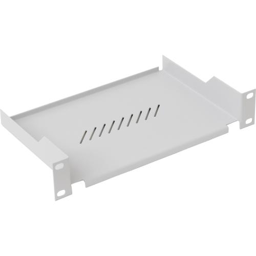 10" Fachboden gelocht 1HE – grau – Triton RAC-UP-X01-C1