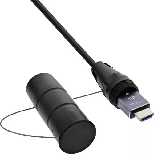 AOC HDMI 2.1 Kabeltrommel 8K/60 Hz, armiert, 90 m