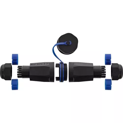 RJ45 Keystone Kabelverbinder Leergehäuse IP68 mit Deckel