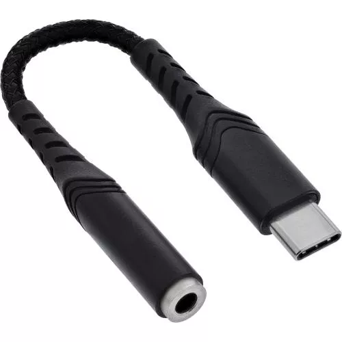 USB-C Audio Adapter auf 3,5 mm Klinke mit DAC, 15 cm