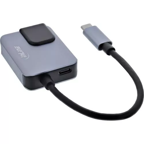 USB-C Adapter mit Gigabit LAN, 3,5 mm Klinke und PD 100 W