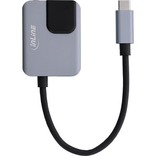 Preview: USB-C Adapter mit Gigabit LAN, 3,5 mm Klinke und PD 100 W