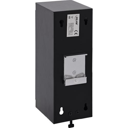 Preview: Keystone Verteilerkasten Cat.6A – 9 Port – Wand-/Hutschienenmontage – inkl. RJ45 Keystone-Module