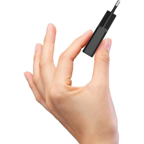 Preview: USB-C Ladegerät 30W schwarz, Dual USB-C, PD/PPS, GaN