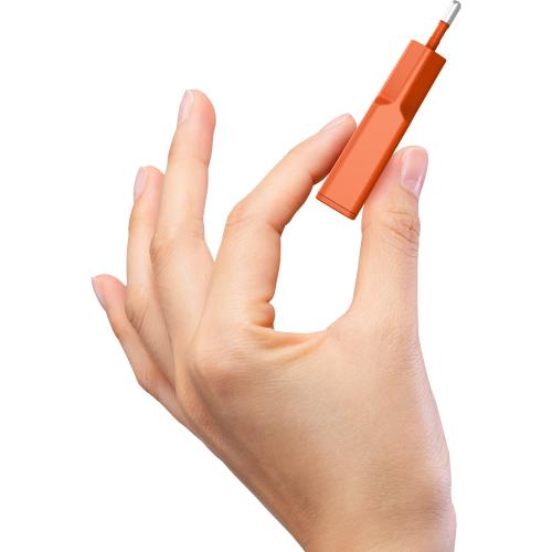Preview: USB-C Ladegerät 30W orange, Dual USB-C, PD/PPS, GaN