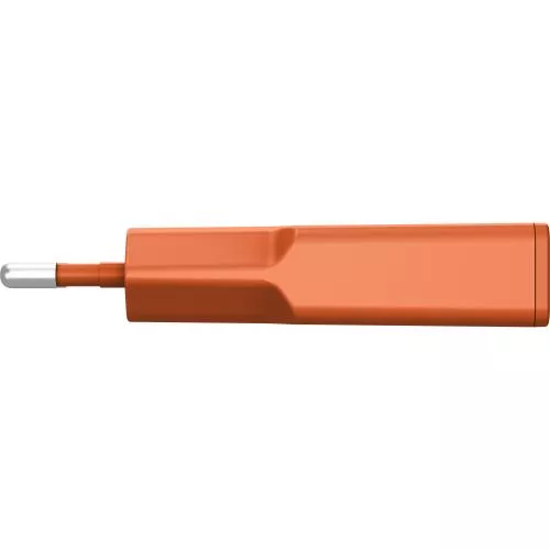 USB-C Ladegerät 30W orange, Dual USB-C, PD/PPS, GaN