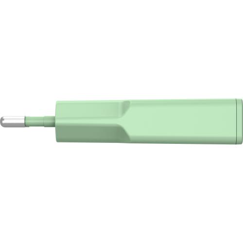 Preview: USB-C Ladegerät 30W grün, Dual USB-C, PD/PPS, GaN