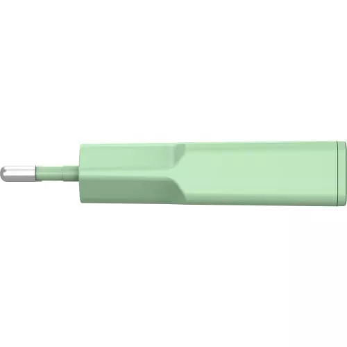 USB-C Ladegerät 30W grün, Dual USB-C, PD/PPS, GaN