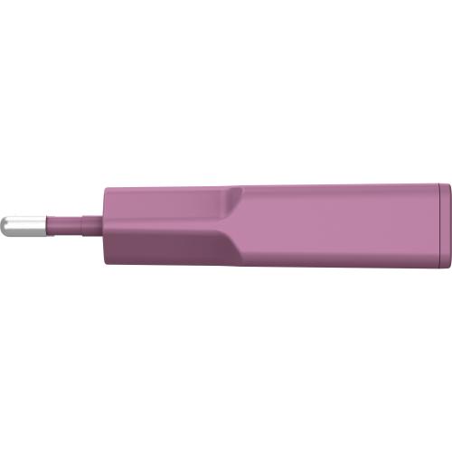 Preview: USB-C Ladegerät 30W violett, Dual USB-C, PD/PPS, GaN