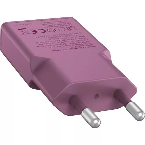 USB-C Ladegerät 30W violett, Dual USB-C, PD/PPS, GaN