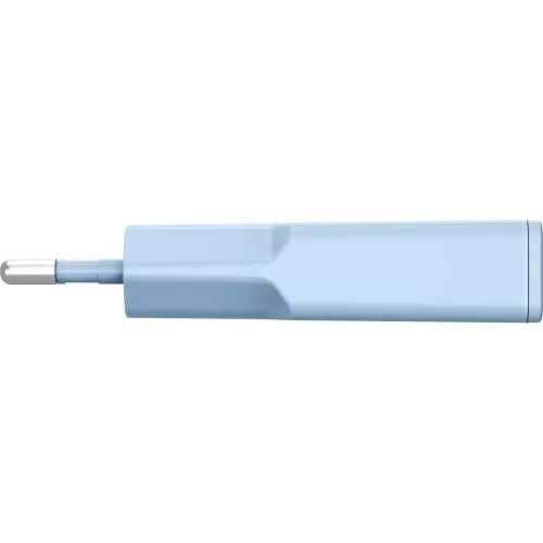 USB-C Ladegerät 30W blau, Dual USB-C, PD/PPS, GaN