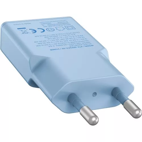 USB-C Ladegerät 30W blau, Dual USB-C, PD/PPS, GaN