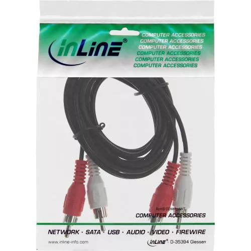 Cinch Audiokabel 2x Cinch Stecker/Stecker