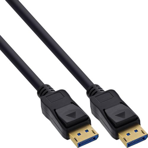 Preview: DisplayPort 2.1 Kabel UHBR20, 80 Gb/s, vergoldete Kontakte