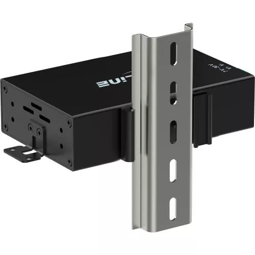 USB 3.2 Industrie-Hub 4-Port USB-C, Aluminium, DIN-Schiene