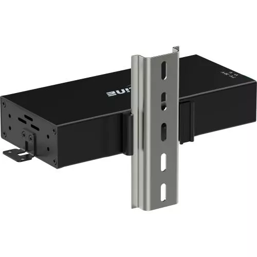 USB 3.2 Industrie-Hub 7-Port USB-C, Aluminium, DIN-Schiene