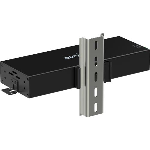 Preview: USB 3.2 Industrie-Hub 10-Port USB-C, Aluminium, DIN-Schiene