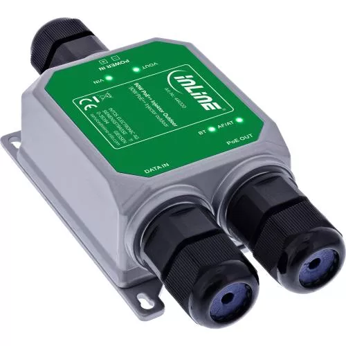 PoE++ Injektor Outdoor IP67, 10 Gb/s, 90 W