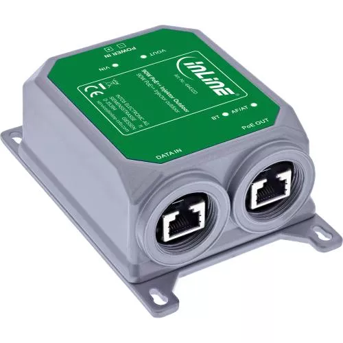PoE++ Injektor Outdoor IP67, 10 Gb/s, 90 W