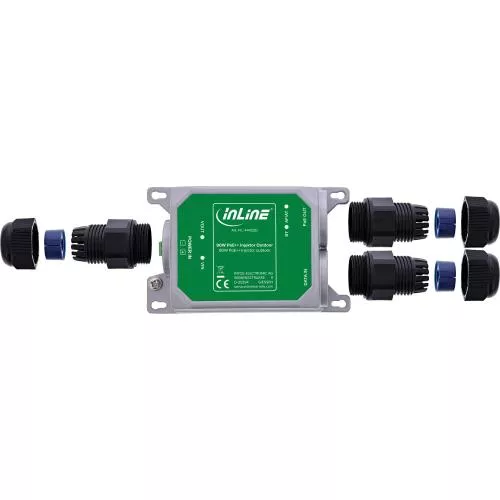 PoE++ Injektor Outdoor IP67, 10 Gb/s, 90 W