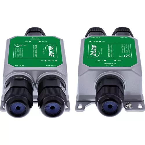 PoE++ Injektor Outdoor IP67, 10 Gb/s, 90 W
