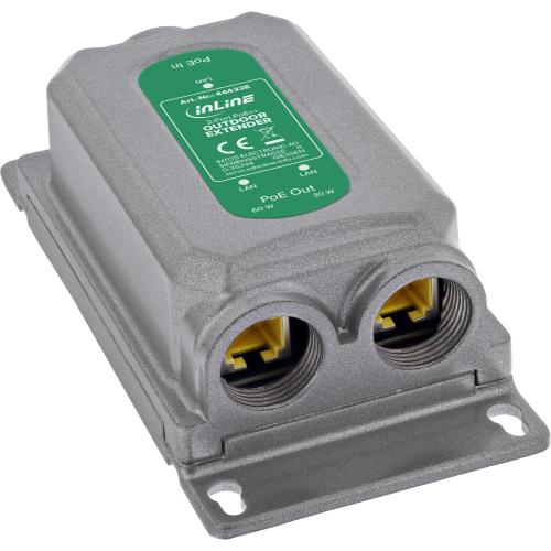 Preview: Gigabit PoE Extender IP67, 2 Port, 90 W, IEEE 802.3bt