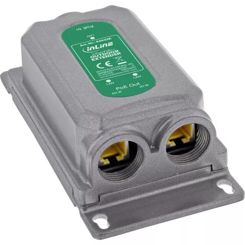 Gigabit PoE Extender IP67, 2 Port, 90 W, IEEE 802.3bt
