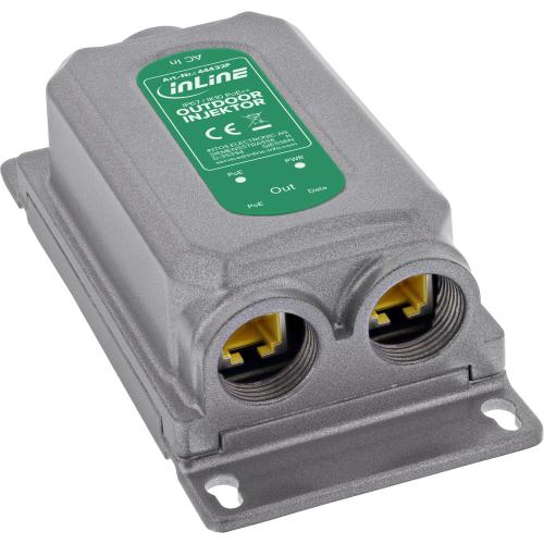 Preview: PoE++ Injektor Outdoor IP67 IK10, 60 W, 1 Gb/s