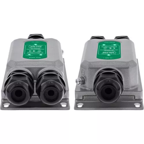PoE+ Medienkonverter Outdoor IP67 IK10, RJ45/SFP, 1 Gb/s